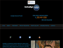 Tablet Screenshot of centreforinvisiblebraces.com